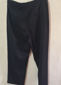Elegant Black Wide Leg Trousers