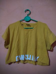 Yellow Crop Top....