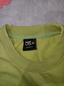 Lime Green Crew Neck Sweatshirt