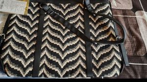 Stylish Chevron Print Tote Bag