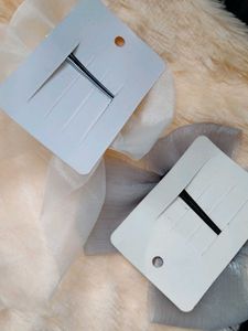 Elegant Pearl Bow Hair Clip set of 2