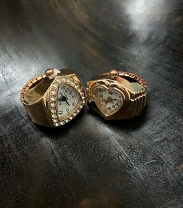 Cute Heart & Triangle Ring Watches