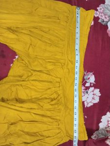 Embroidered Yellow Kurta
