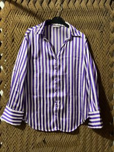 Stylish Striped Button-Down Shirt