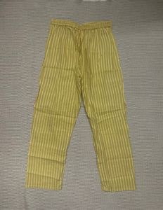 Gold Colour Narrow Pant