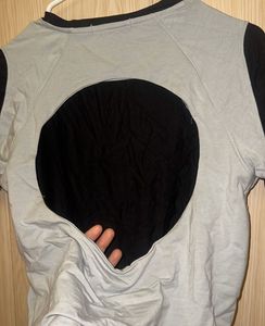 Forever 21 Back-Cut Colorblock T-Shirt
