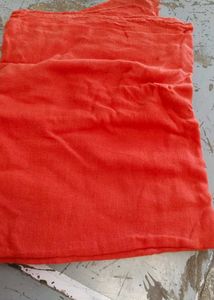 Light Peach Printed Dupatta