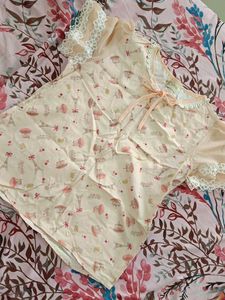 Cute Pajama Top - Eiffel Tower Print