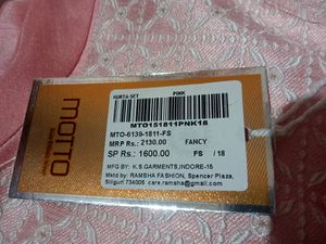 Pink Motto Indian Kurta