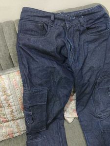 Blue Denim Cargo Pants...