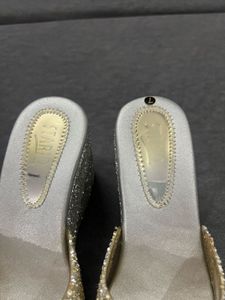 Sparkly Wedge Heels