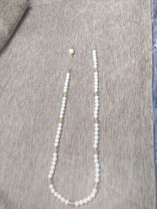 Pearl mix gold chain