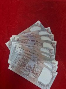 rare 10 pcs ten rs note gem unc