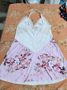 Floral Lace Nightgown