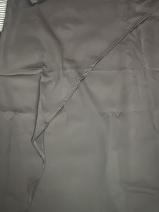 Elegant Grey Satin Skirt