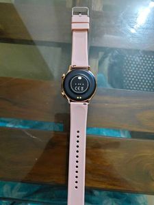 Stylish Smart Watch with Pink Strap