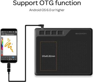 SALEEEE🛑Gaomon S620 Graphic Tablet battery free