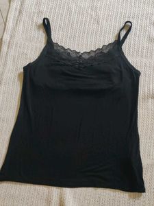 M&amp;S Lace Trim Camisole Top