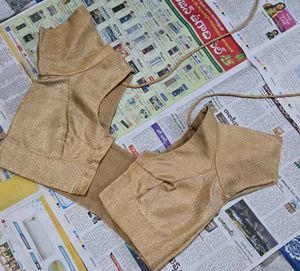 Golden Brocade stitched Blouse