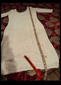 Pure Lakhnawi Chicken Kurta, Inner Attached