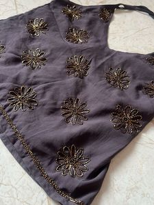 Designer Embellished Halter Neck Top