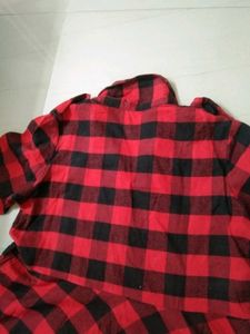 Red Black Buffalo Plaid Shirt