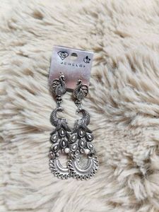 Peacock Jhumka Earrings