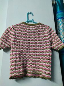 Striped Knit Crop Top