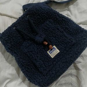 Keds Navy Teddy Bucket Bag