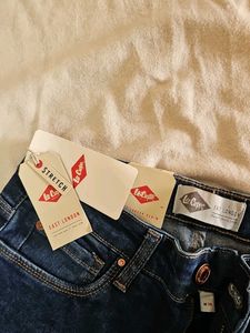 Y2K Blue Flared Slit Jeans | Size- 28
