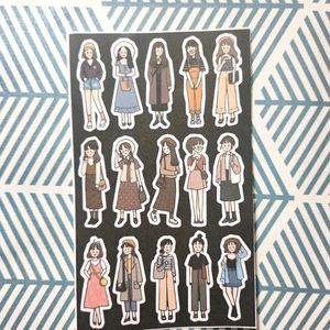 Korean Vibes Aesthetic MATTE Sticker🌷