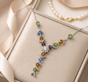 Elegant Crystal & Diamond Necklace