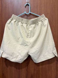 Comfortable Cream Shorts