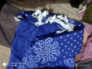 Vibrant Blue Bandhani Dupatta