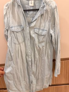 H&amp;M Denim Shirt Dress