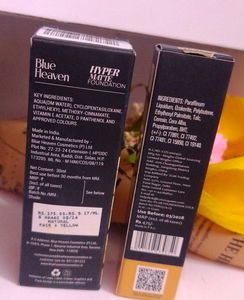 Colors Queen &amp; Blue Heaven Foundation with spf 25