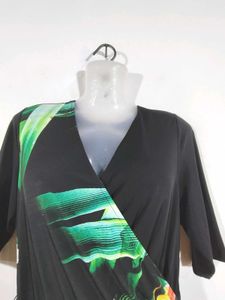 Black Printed Dress (Women's)