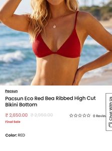 Pacsun original Red Bikini Set from USA 🇺🇸