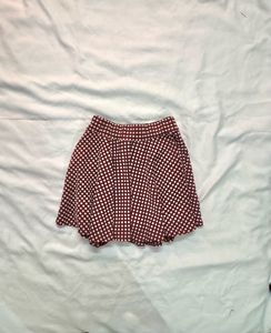 Checkered Mini Skirt