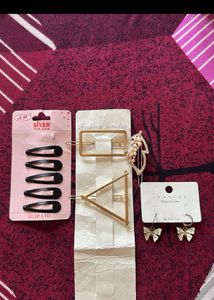 Cute Hair Clip &amp; Earring Set