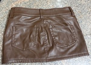 Brown Mini Skirt