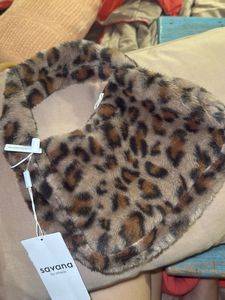 Leopard Print Faux Fur Clutch