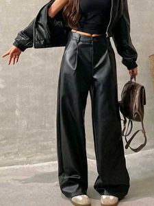 leather pants Baggy