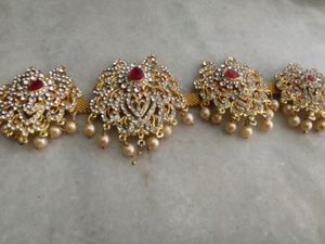 Vaddanam With Lehenga Hanging