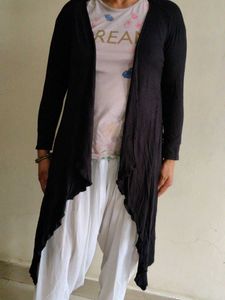 Black Draped Cardigan shrug