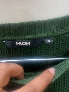 Green Knit Sweater