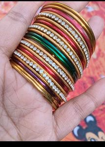 Set of Sparkling Multicolored Bangles
