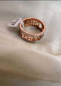 Rose Golden Tone Fashion Ring