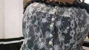 Sheer Lace Corset Top