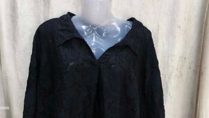 Elegant Black Lace shirt